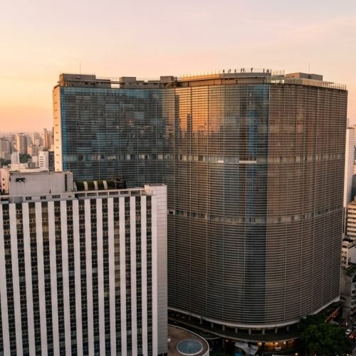 Mirante do Edifício Copan com vista panorâmica do Centro de São Paulo
