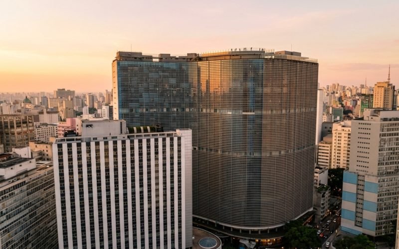 Mirante do Edifício Copan com vista panorâmica do Centro de São Paulo