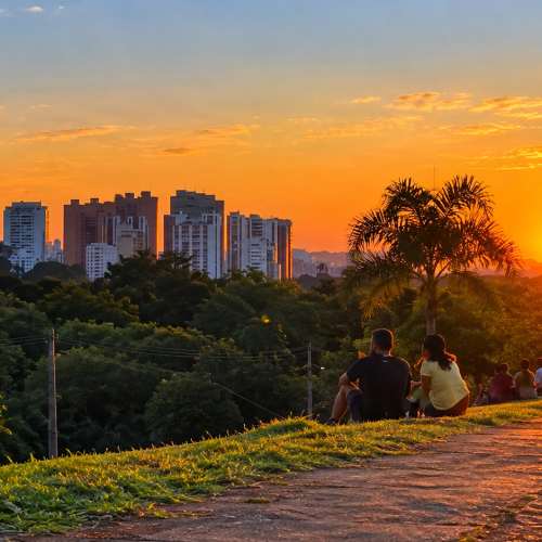 Mirante da Praça Pôr do Sol no Alto de Pinheiros em São Paulo