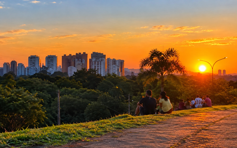 Mirante da Praça Pôr do Sol no Alto de Pinheiros em São Paulo