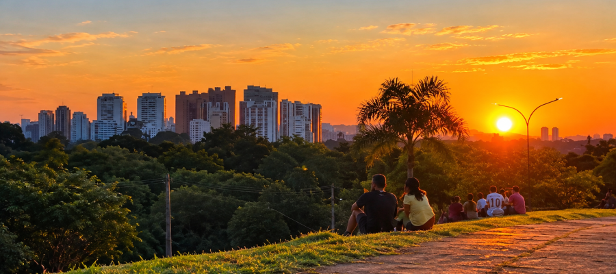 Mirante da Praça Pôr do Sol no Alto de Pinheiros em São Paulo